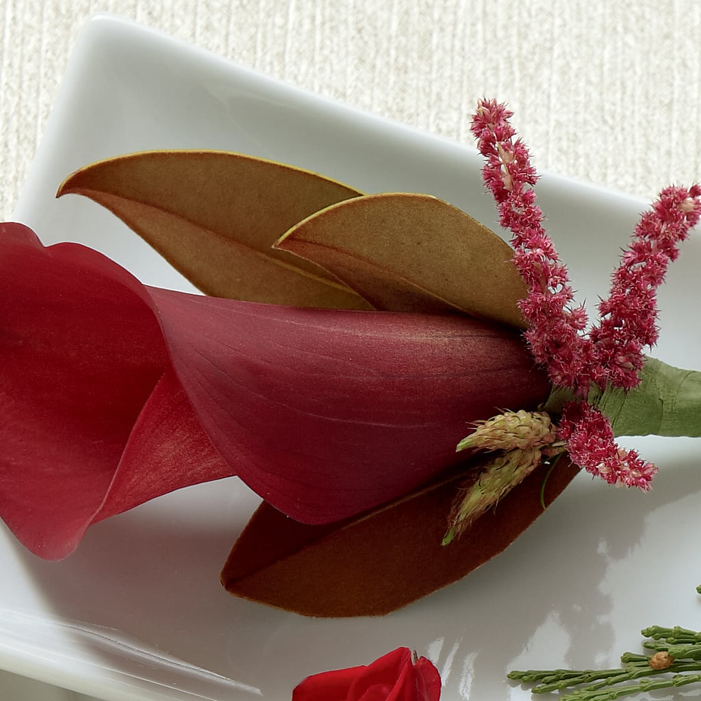 Red Calla Boutonniere – Life Of A Flower, Dallas TX