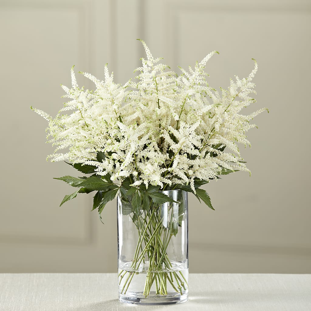 White Astilbe Bouquet – Life Of A Flower, Dallas TX