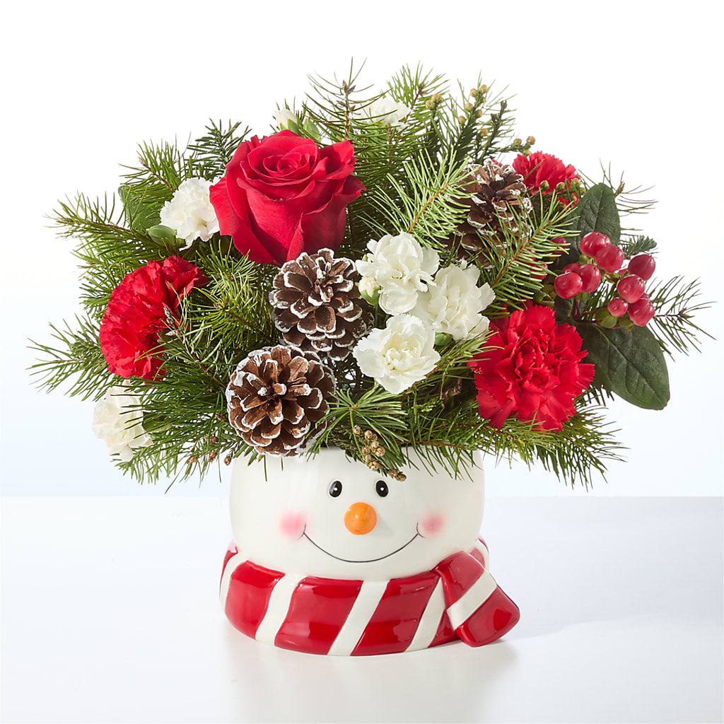 Jolly Snowman Bouquet –  Life Of A Flower, Dallas TX