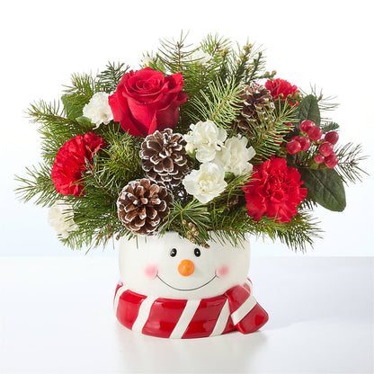 Jolly Snowman Bouquet –  Life Of A Flower, Dallas TX