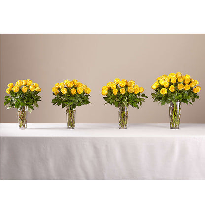 Long Stem Yellow Rose Bouquet –  Life Of A Flower, Dallas TX