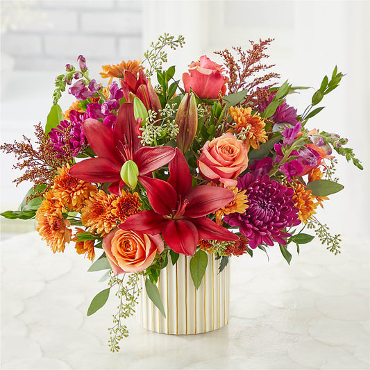 Burgundy Landscape Bouquet –  Life Of A Flower, Dallas TX