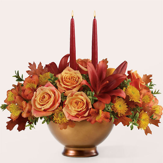 Harvest Table Centerpiece –  Life Of A Flower, Dallas TX