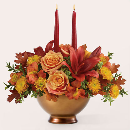 Harvest Table Centerpiece –  Life Of A Flower, Dallas TX