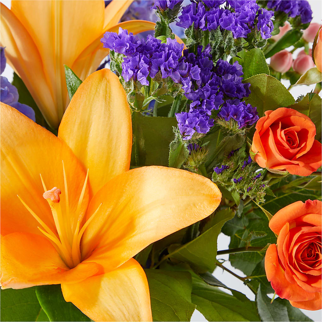 Radiant Citrus Bouquet –  Life Of A Flower, Dallas TX