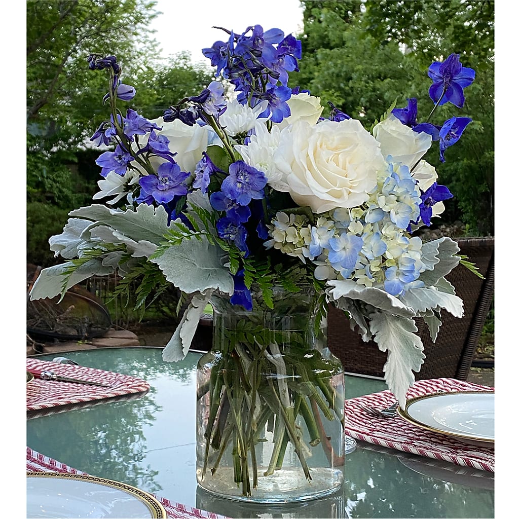 Clear Skies Bouquet –  Life Of A Flower, Dallas TX