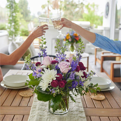 Violet Frost Bouquet –  Life Of A Flower, Dallas TX