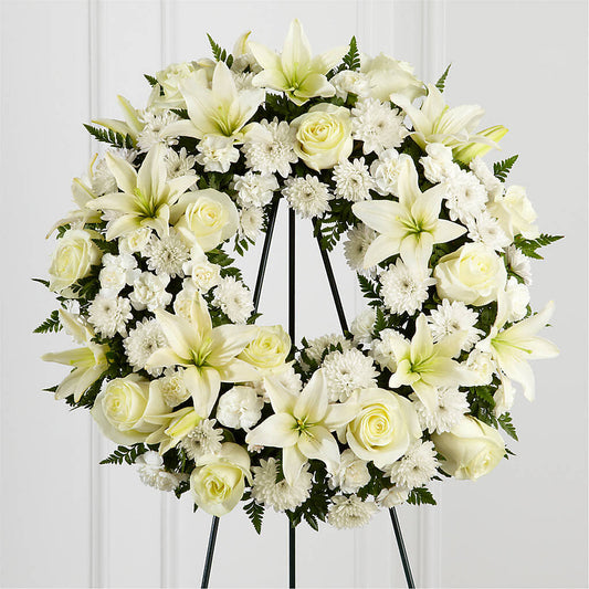 Treasured Tribute Wreath –  Life Of A Flower, Dallas TX