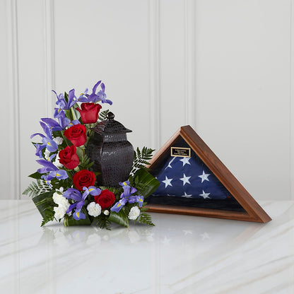 Patriotic Tribute Arrangement –  Life Of A Flower, Dallas TX