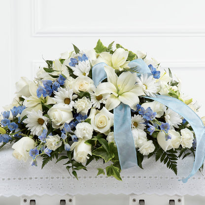 Tender Treasure Casket Spray –  Life Of A Flower, Dallas TX