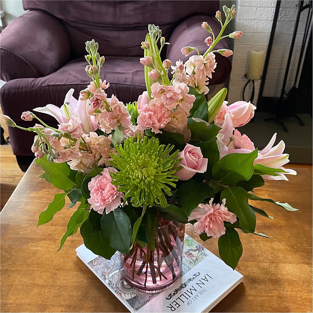 Pretty in Pink Bouquet –  Life Of A Flower, Dallas TX