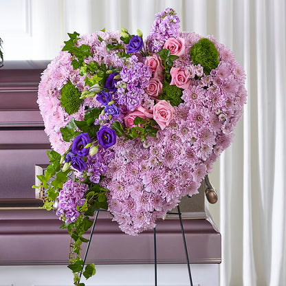 Treasured Love Standing Heart –  Life Of A Flower, Dallas TX