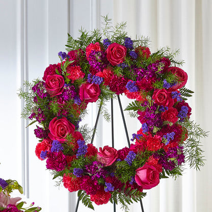 Calming Colors Wreath –  Life Of A Flower, Dallas TX