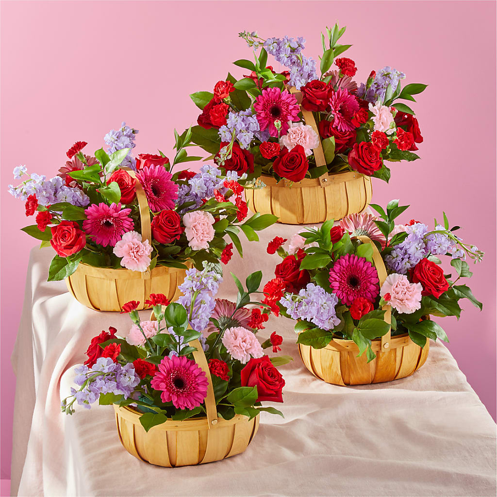 Pink Picnic Basket –  Life Of A Flower, Dallas TX