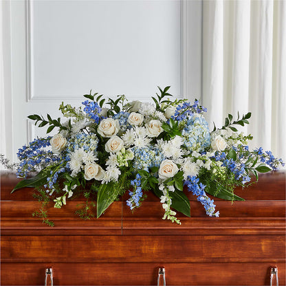 Timeless Essence Casket Spray –  Life Of A Flower, Dallas TX