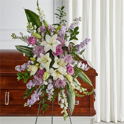 Grateful Hearts Standing Spray –  Life Of A Flower, Dallas TX