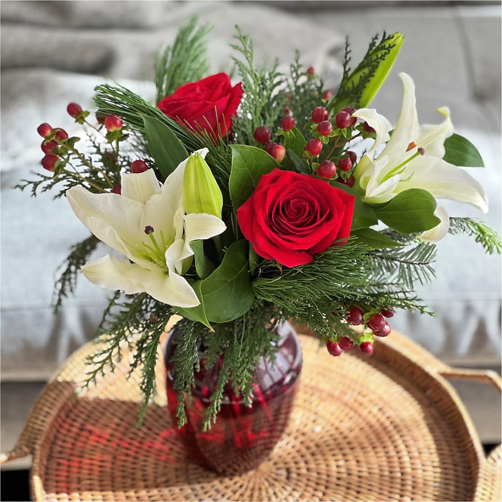 Evergreen Delight Bouquet –  Life Of A Flower, Dallas TX