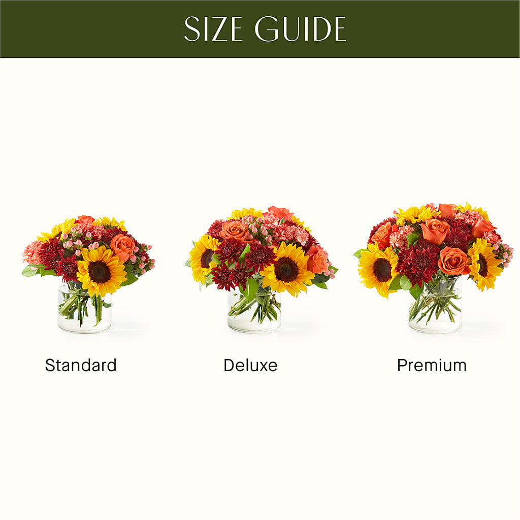 September Sunset Bouquet –  Life Of A Flower, Dallas TX
