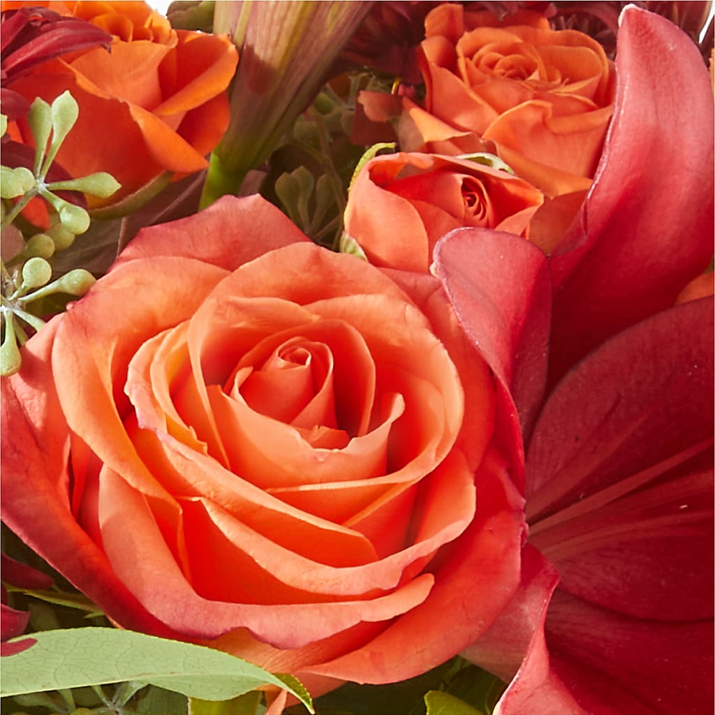 Crimson Leaves Bouquet –  Life Of A Flower, Dallas TX