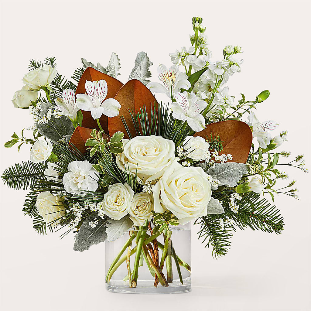 Fresh Snowfall Bouquet –  Life Of A Flower, Dallas TX