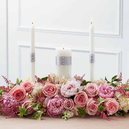 Worldwide Romance Unity Candle Arrangement –  Life Of A Flower, Dallas TX
