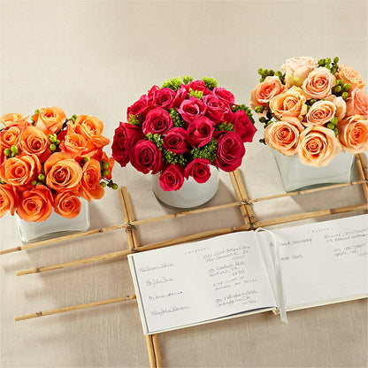 Dawn Rose Centerpiece –  Life Of A Flower, Dallas TX