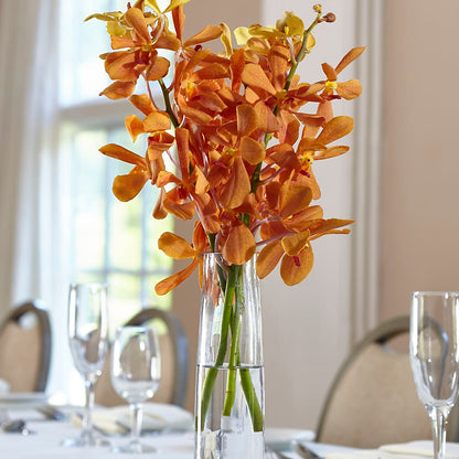 Orange Mokara Bud Vase –  Life Of A Flower, Dallas TX